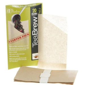 Open image in slideshow, Tea Brew Compostable Single-Use Paper Filters
